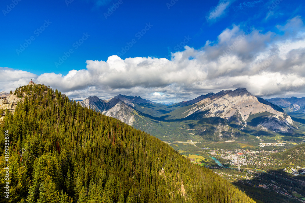 Fototapeta premium Bow Valley in Banff national park