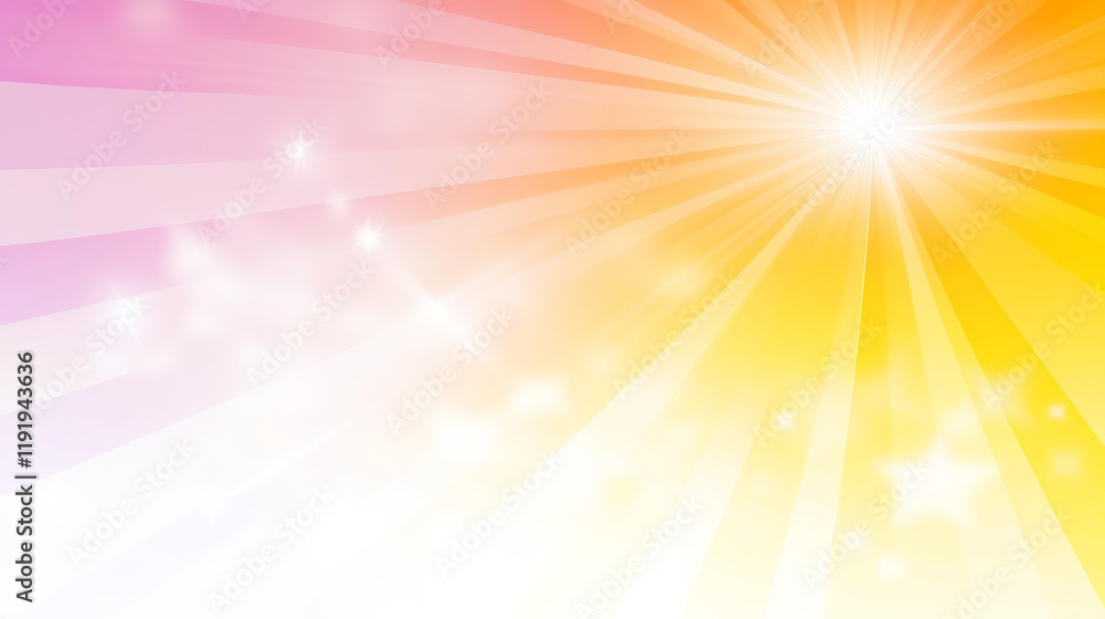Obraz premium Radiant abstract background with sunburst effect