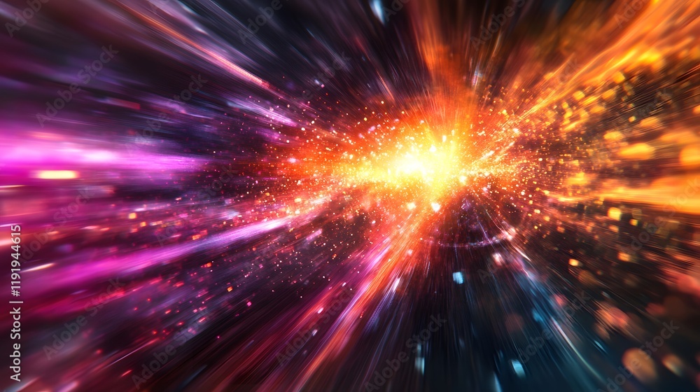 Naklejka premium Data-driven business transformation with digital technology visuals