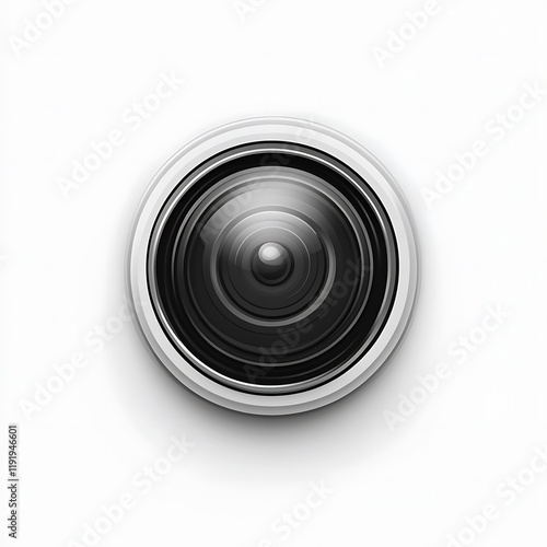 A Close Up View Of A Camera Lens