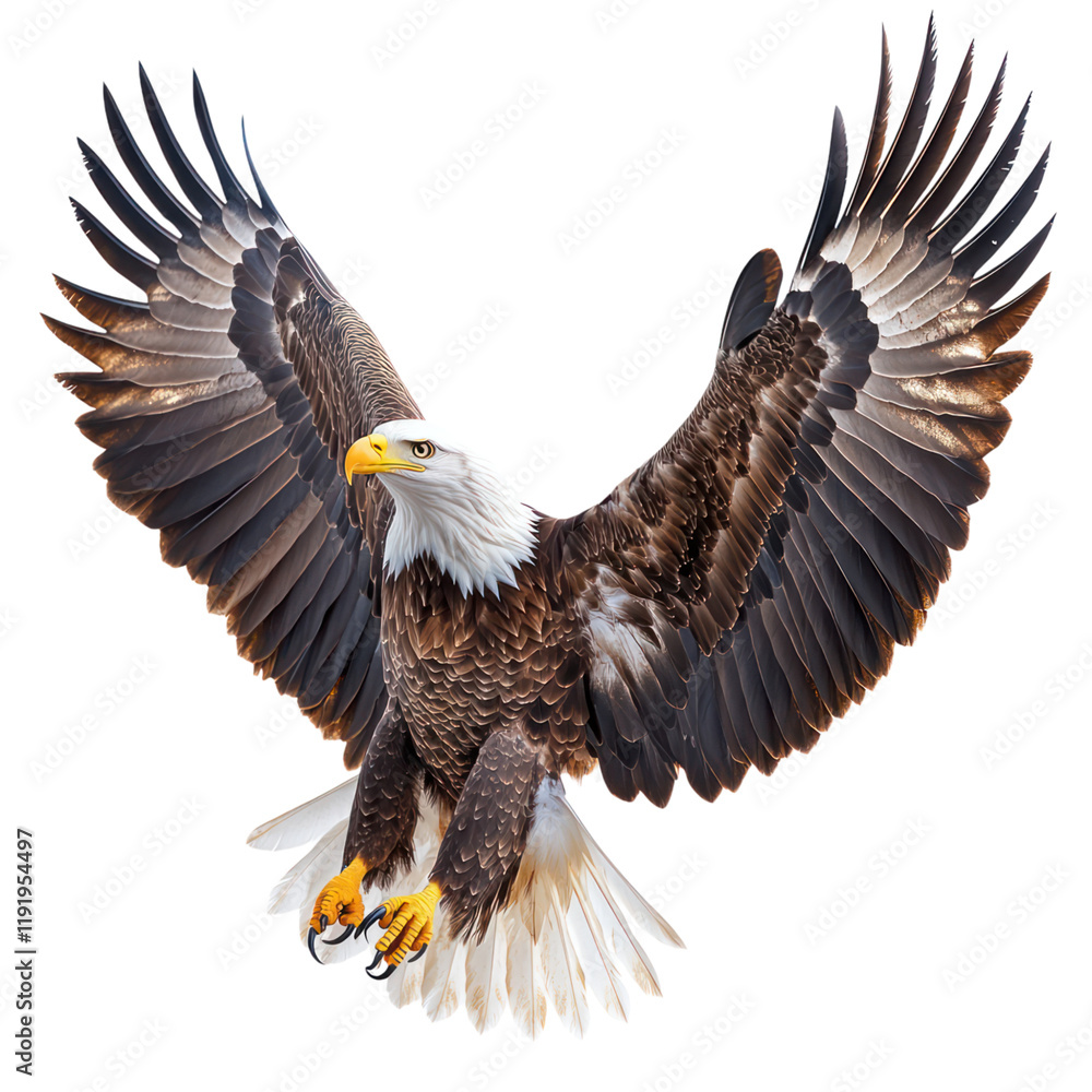 Majestic Bald Eagle in Flight: A Symbol of Freedom and Power Majestic Bald Eagle in Flight: A Symbol of Freedom and Power
