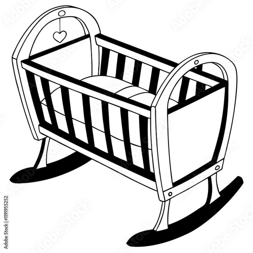 Wooden Cradle