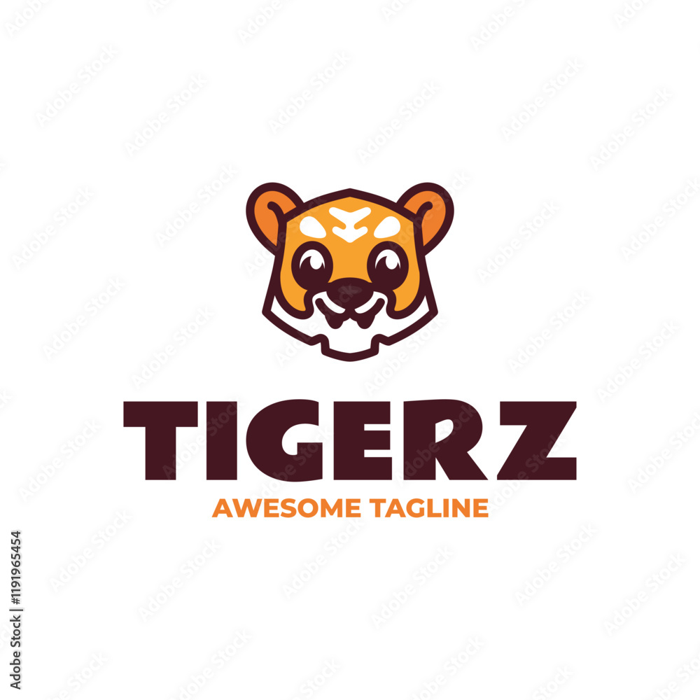 Tigerz Simple Mascot Logo