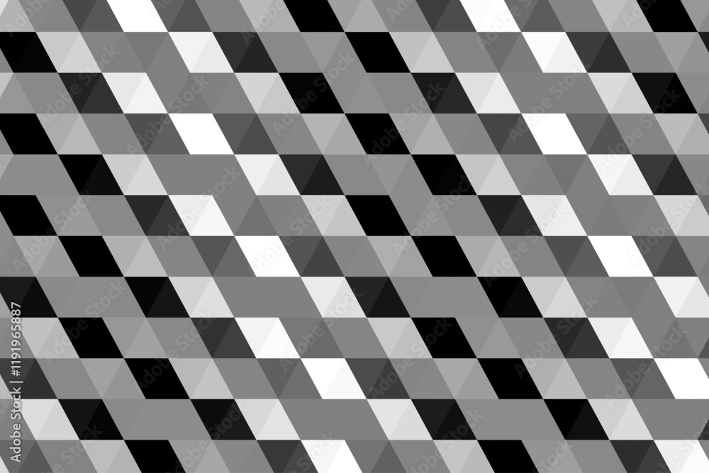 Obraz premium black and white checkered