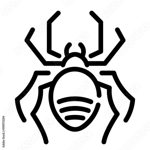 spider Line Icon