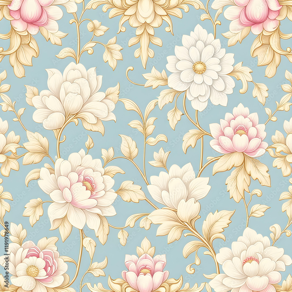 seamless pattern with flowers seamless pattern with flowers