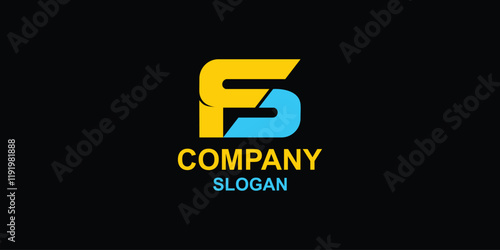 FS company logo ,with modern concept