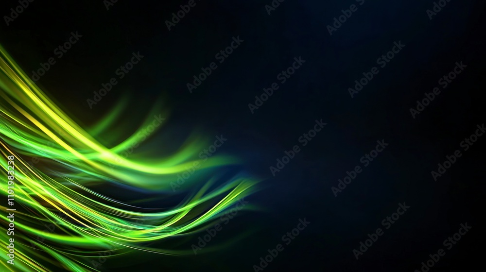 Fototapeta premium Abstract Green Teal Blue Black Gradient Background Texture