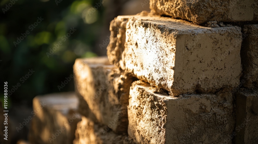 Textured Brick Wall in Natural Light Textured Brick Wall in Natural Light