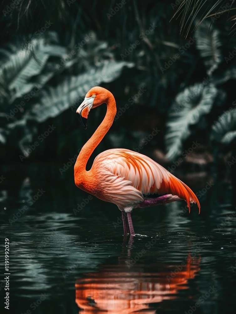 Fototapeta premium Flamingo in Water