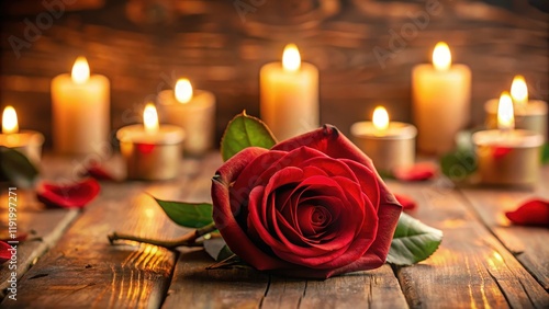 A single red rose with a pointed tip and velvety petals