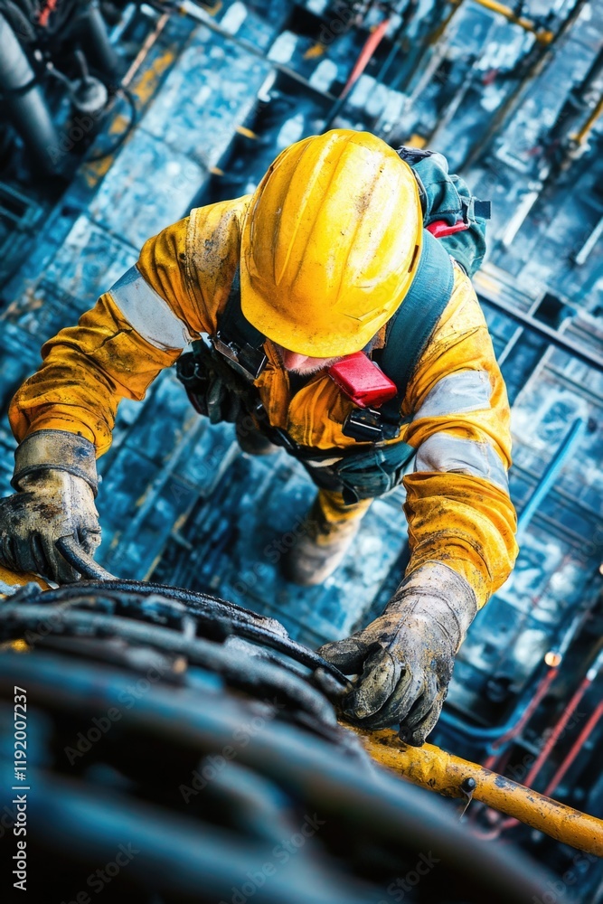 Man fixing pipe Man fixing pipe