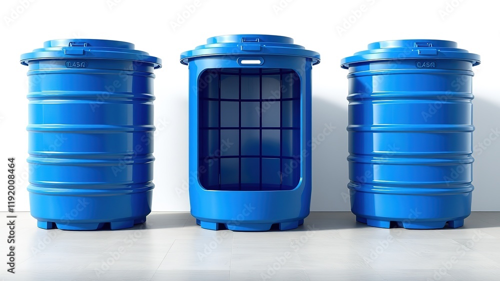 Food Waste Collection Tank - Futuristic Design, Modern, Sustainable, Environmental Food Waste Collection Tank - Futuristic Design, Modern, Sustainable, Environmental