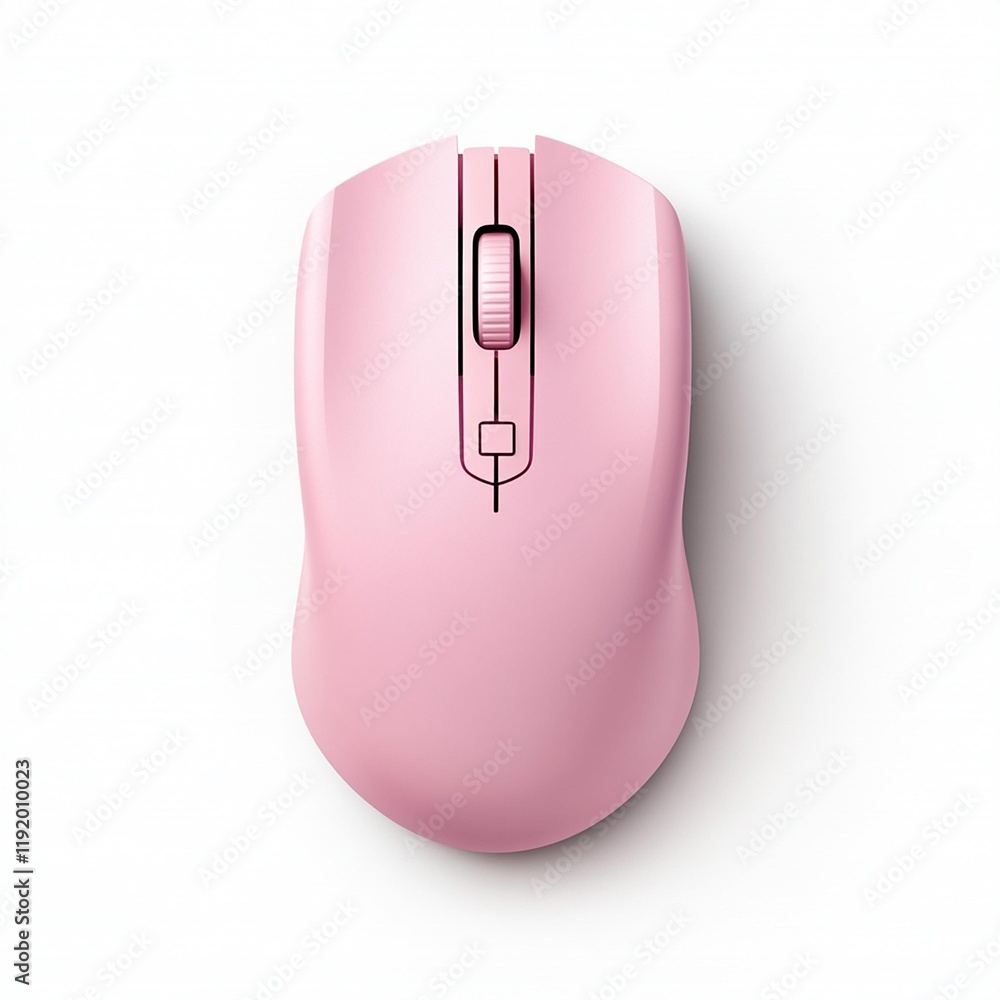 Stylish pink wireless computer mouse for modern tech-savvy users. Stylish pink wireless computer mouse for modern tech-savvy users.