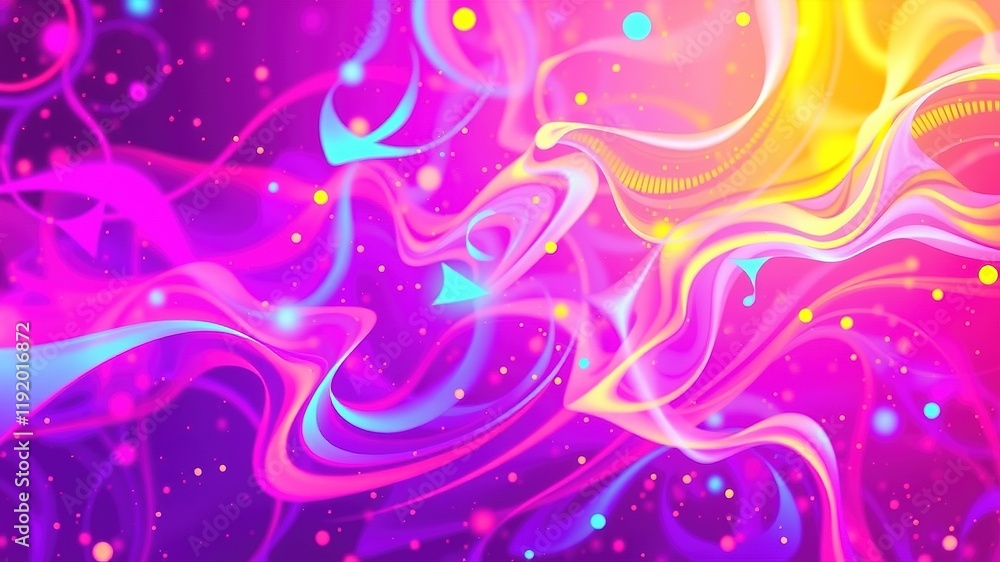 Retro 80s Abstract Background - Bold Colors Retro 80s Abstract Background - Bold Colors