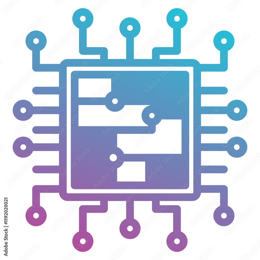 chip icon element for design chip icon element for design