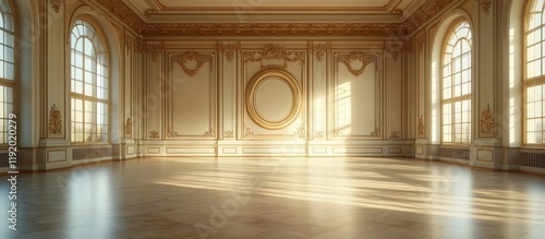 Grand Ballroom  Sunlight Illuminates Elegant Interior