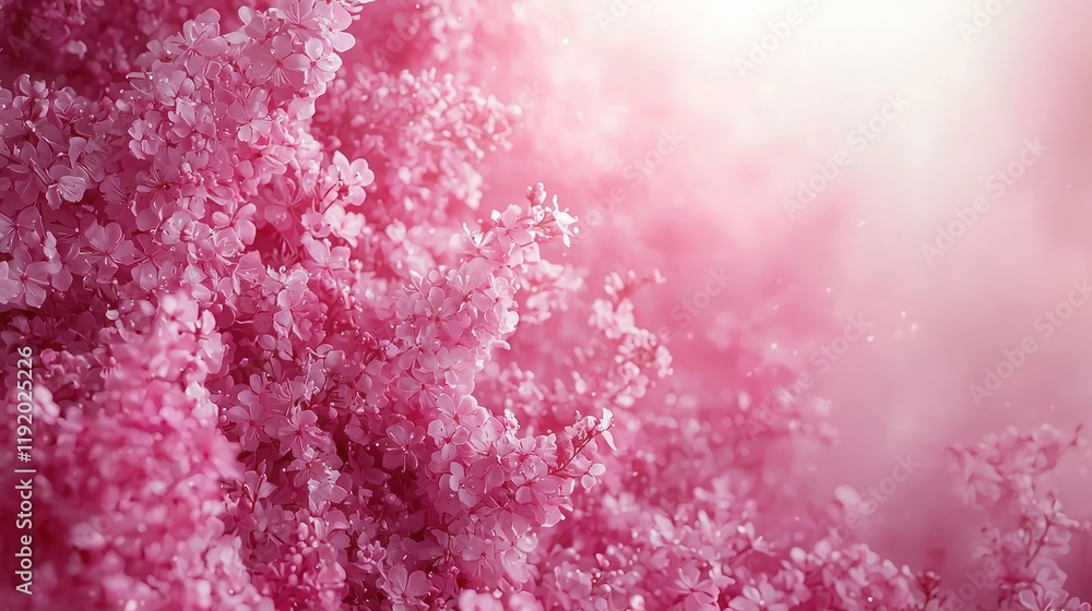 Obraz premium Soft pink blossoms creating a serene atmosphere.
