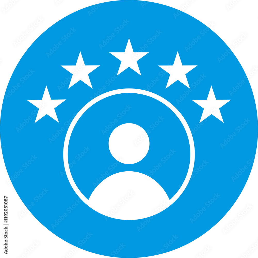 5 star work experience icon for your web site design, logo, app, UI. illustration 5 star work experience icon for your web site design, logo, app, UI. illustration