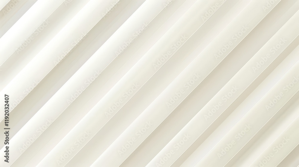 Obraz premium A close-up of white vertical blinds arranged diagonally, creating a clean, modern look.