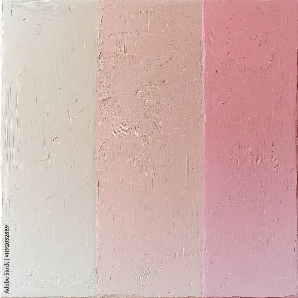 Fototapeta premium Peaceful and refined contemporary backdrop with a gentle pastel gradient ranging from soft pink to beige tones Subtle textural noise details add depth and visual interest
