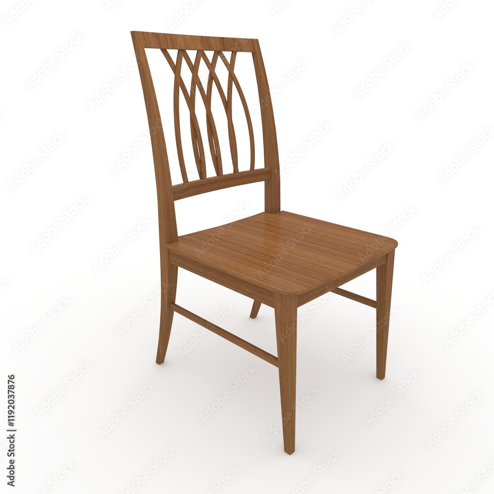 3d render Chair design element. Furniture Collection 3d render Chair design element. Furniture Collection