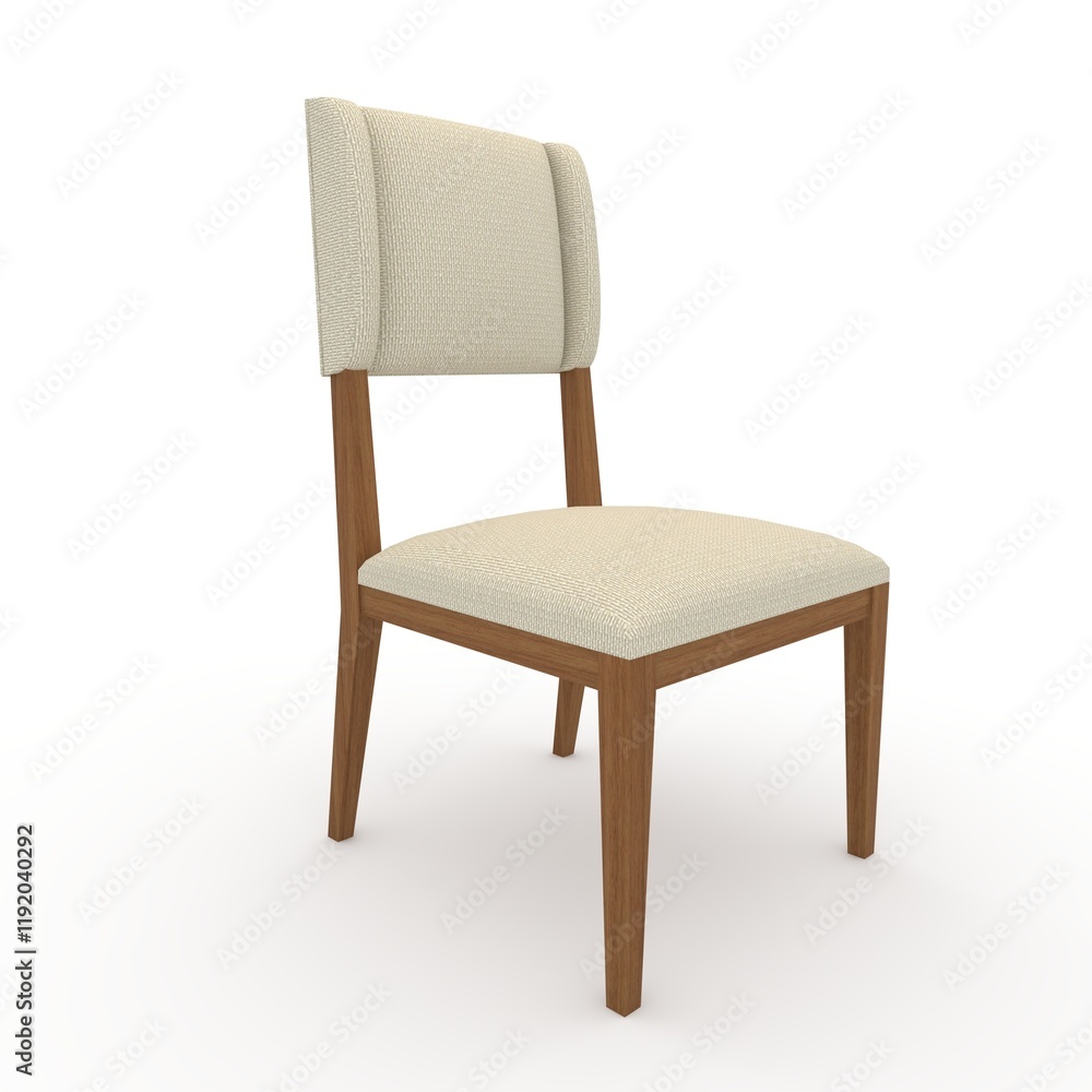 3d render Chair design element. Furniture Collection 3d render Chair design element. Furniture Collection