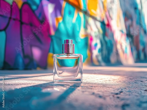 Perfume on Graffiti Wall