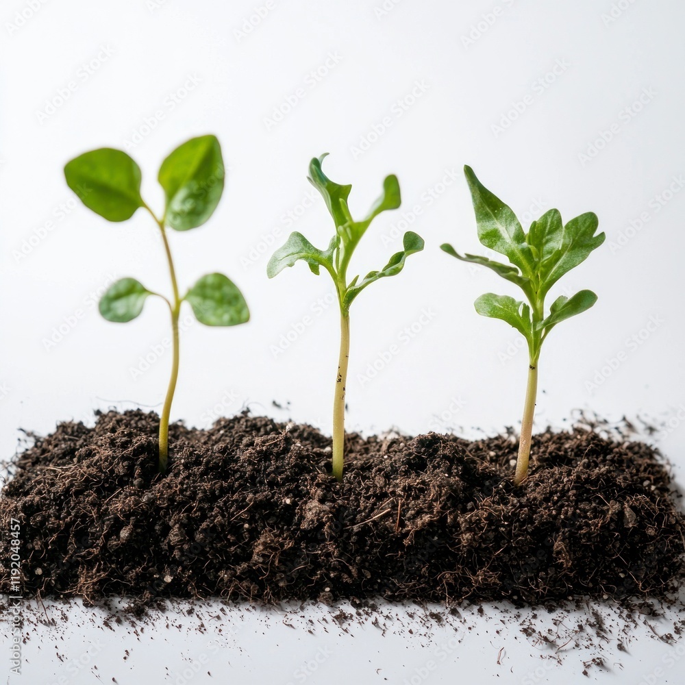 Growing Plants Seedlings Soil Sprout Nature Growth Development Ecology Agriculture Growing Plants Seedlings Soil Sprout Nature Growth Development Ecology Agriculture