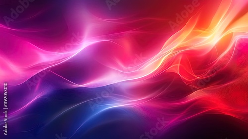 Wallpaper Mural Futuristic abstract exploration background with bold glowing lines and vivid colors Torontodigital.ca