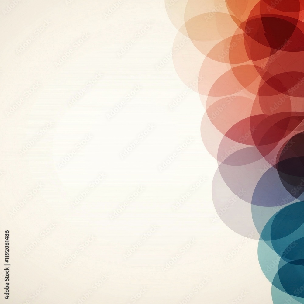 Abstract Background Colorful Circles Soft Hues Design Template Abstract Background Colorful Circles Soft Hues Design Template