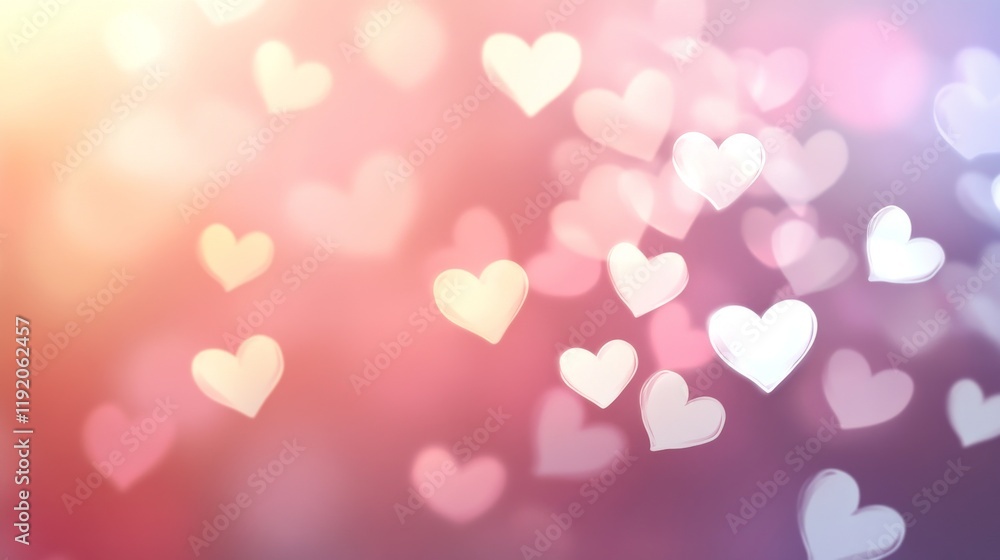 blurred valentine backdrop, scattered heart bokeh elements, feminine pink color palette, soft focus effect, delicate white hearts overlay, dreamy atmosphere, gentle gaussian blur, modern minimal blurred valentine backdrop, scattered heart bokeh elements, feminine pink color palette, soft focus effect, delicate white hearts overlay, dreamy atmosphere, gentle gaussian blur, modern minimal