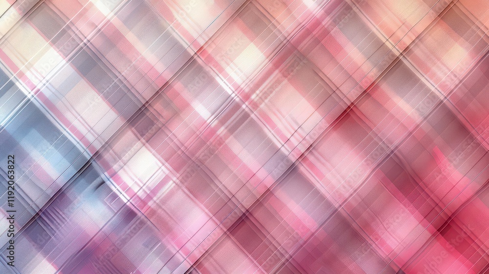 A colorful abstract pattern with a plaid design in soft pink and blue hues. A colorful abstract pattern with a plaid design in soft pink and blue hues.