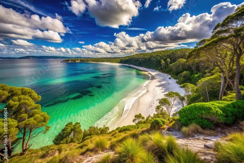 Jervis Bay: Australia's idyllic escape.  High-resolution images showcase crystal-clear waters and stunning beaches.  Perfect travel photography.
