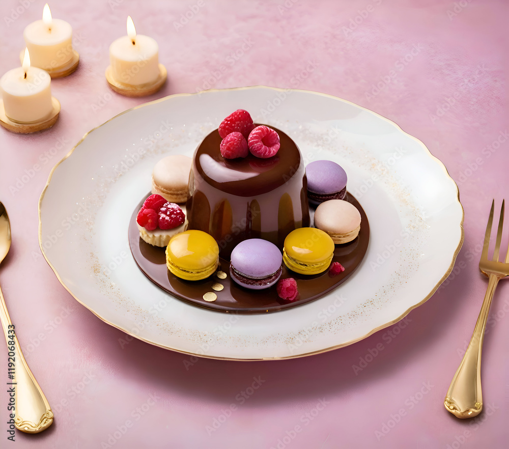 custom made wallpaper toronto digitalChocolate cake dessert.