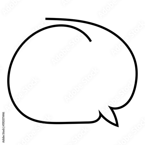 Empty chatboxes, isolated set of bubble doodles. Vector blank thought boxes of personages and comic characters. Expressing emotions and speaking, thoughts and ideas, Speech bubble