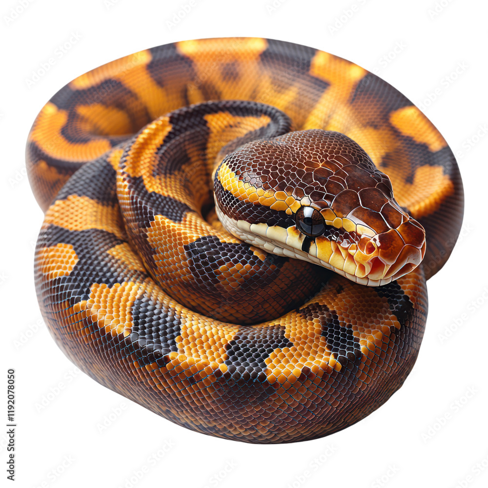 Stunning Ball Python Close-Up: A Captivating Reptile Portrait Stunning Ball Python Close-Up: A Captivating Reptile Portrait