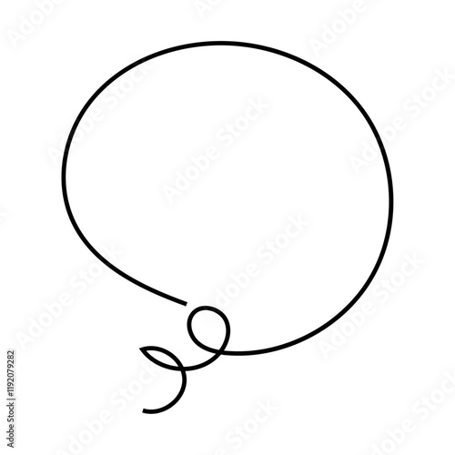 Set of blank white speech bubble in flat design, chatting box, message box icon. Balloon doodle style of thinking sign symbol. Speech bubble. thoughts and ideas, comments for people