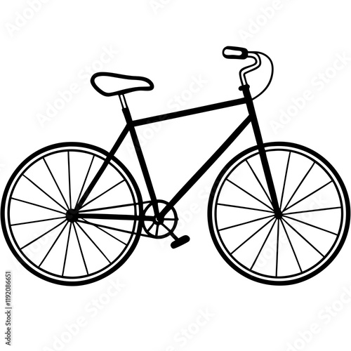 Minimalist Bicycle Line Art Designs