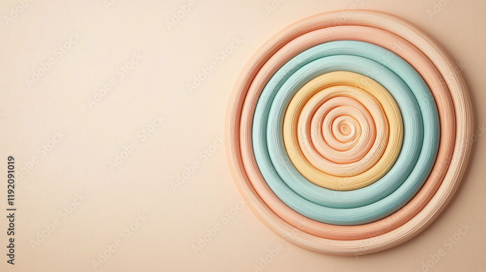 Abstract Concentric Circles Design Abstract Concentric Circles Design