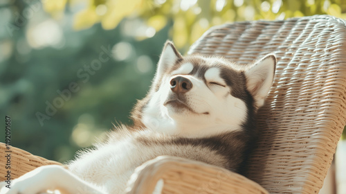 Husky Relaxation: A Siberia...