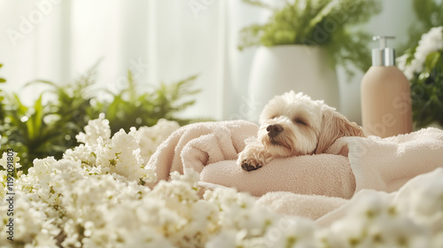Peaceful Puppy Dreams: A fl...