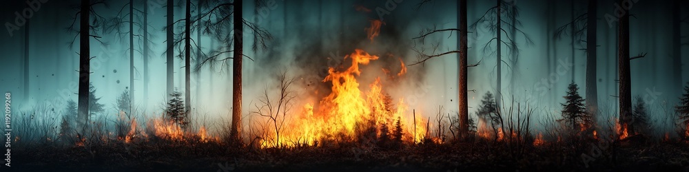 Fiery Forest Inferno A 3D Rendered Spectrogram Visualizing the Intense Frequency Content and Acoustic Dynamics of a Raging Wildfire s Crackling Flames Fiery Forest Inferno A 3D Rendered Spectrogram Visualizing the Intense Frequency Content and Acoustic Dynamics of a Raging Wildfire s Crackling Flames