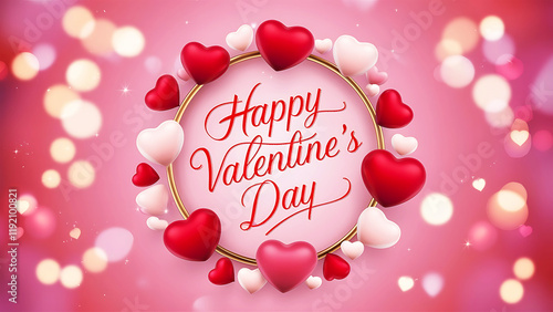 Happy valentines day and weeding design elements red background. Vector illustration.