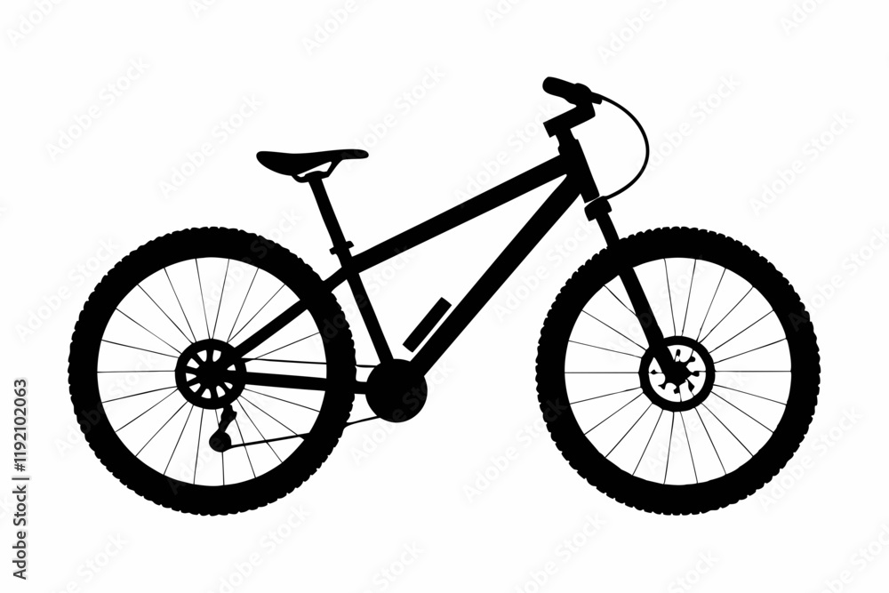 Naklejka premium Adventure Bike Vector Design