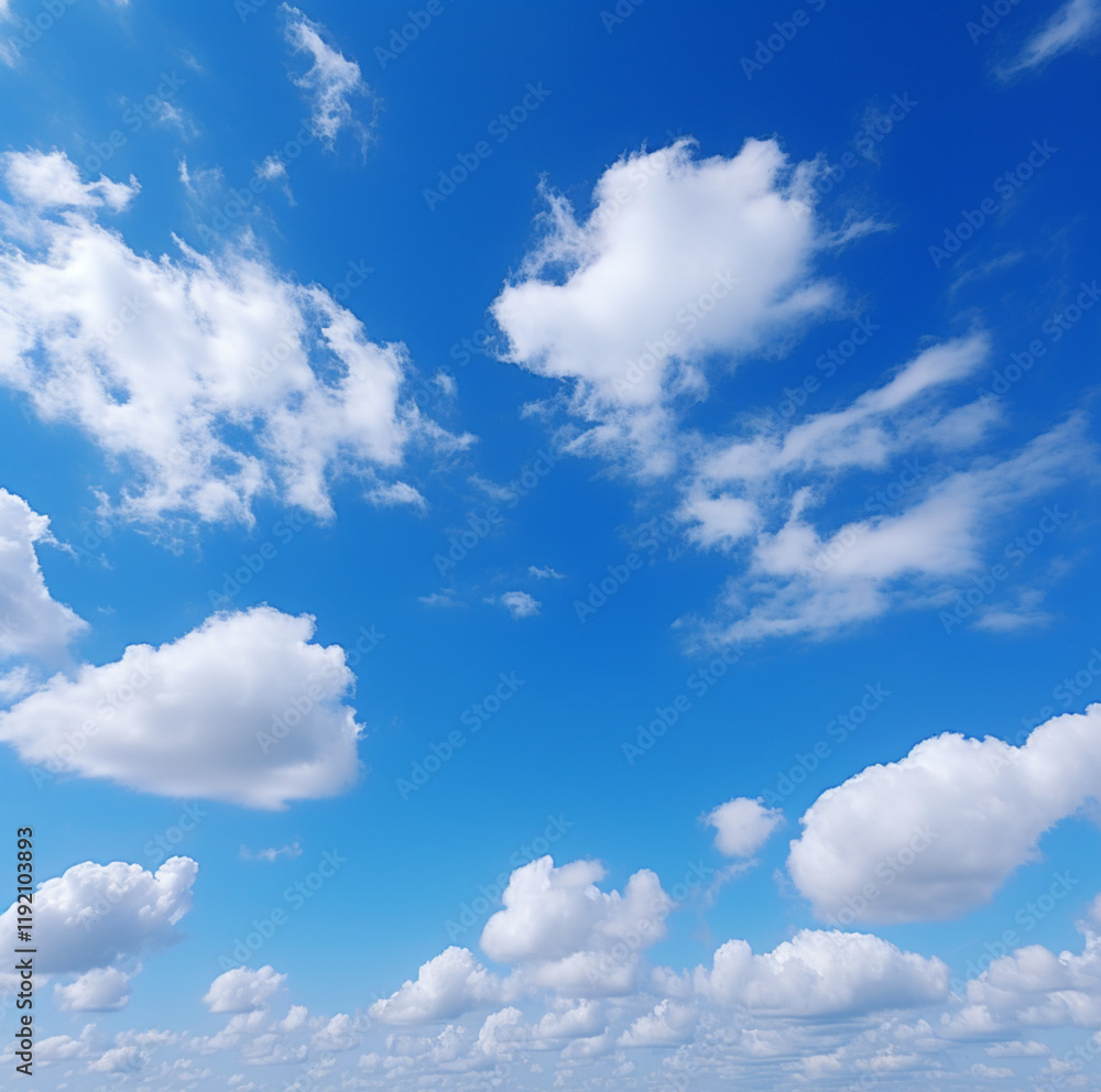 a clear blue sky with only single a solitary fluffy cloud in the center, dreamy and serene atmosphere a clear blue sky with only single a solitary fluffy cloud in the center, dreamy and serene atmosphere