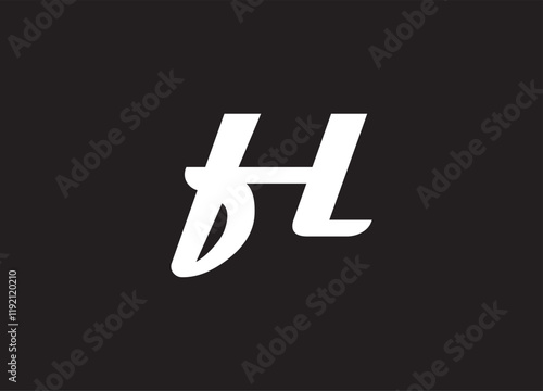 FL letter logo and initial logo design