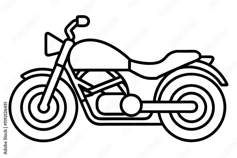 Fototapeta premium Bike Silhouette Vectors