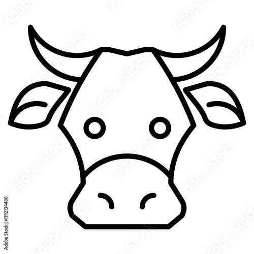 cow single icon