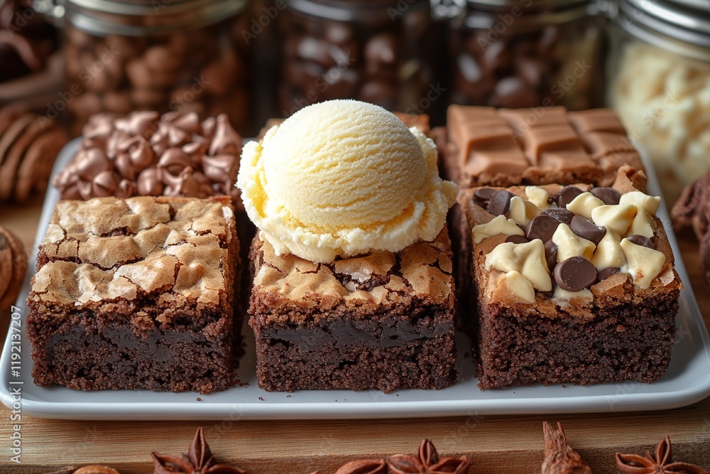 ice cream brownies